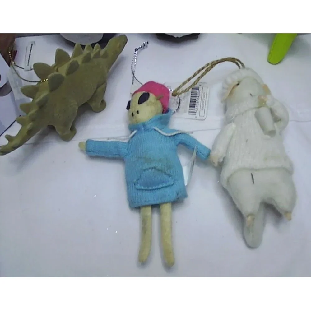 NWT Target Wondershop Christmas Ornament Bundle Dinosaur Alien Sheep penguins 7